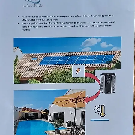 לינה וארוחת בוקר Les Pertuis Rochelais 4*